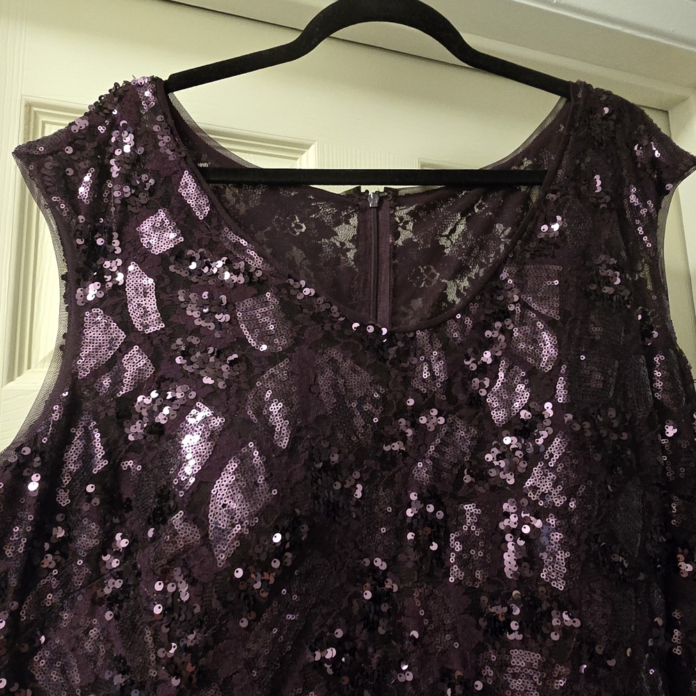 Alex Evenings Plus Size Maxi Dress - Picture 4 of 11